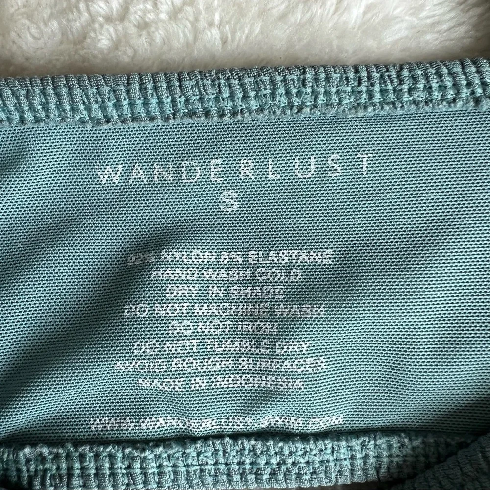 Wanderlust Textured Bikini Set Olive Size Small
